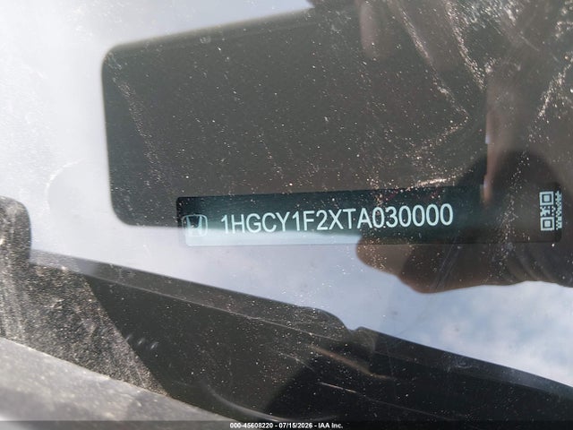 1HGCY1F2XTA030000 Honda ACCORD LX