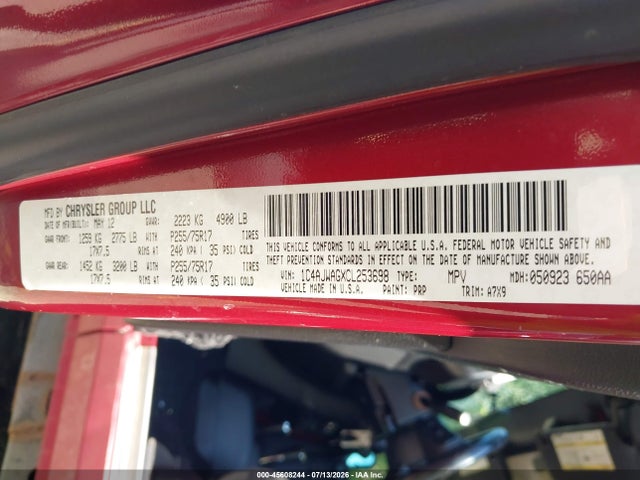 2012 Jeep Wrangler Sport მანქანა იყიდება აუქციონზე, vin: 1C4AJWAGXCL253698, აუქციონის ნომერი: 45608244