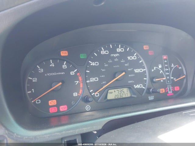 Aukcja sprzedaży 2001 Honda Odyssey Ex, vin: 2HKRL186X1H593447, numer aukcji: 45608289