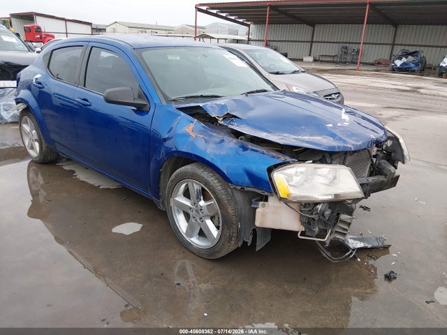 Продажа на аукционе авто 2013 Dodge Avenger Se, vin: 1C3CDZAB2DN613398, номер лота: 45608362
