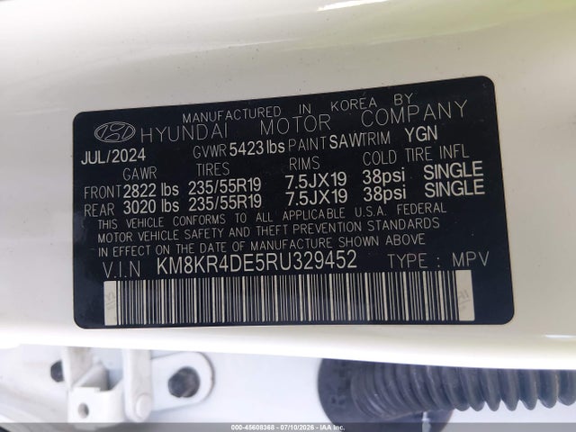 KM8KR4DE5RU329452 Hyundai Ioniq 5 Limited