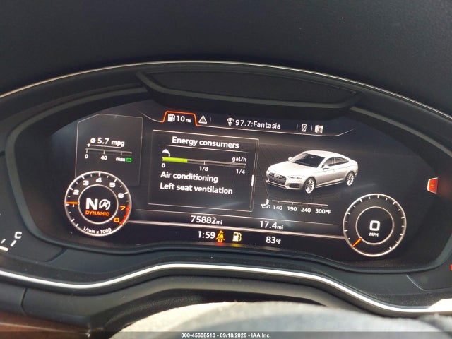 Продаж на аукціоні авто 2018 Audi A5 2.0t Premium, vin: WAUBNCF59JA011957, номер лоту: 45608513