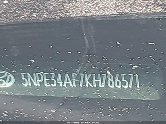 Aukcja sprzedaży 2019 Hyundai Sonata Sel, vin: 5NPE34AF7KH786571, numer aukcji: 45608576
