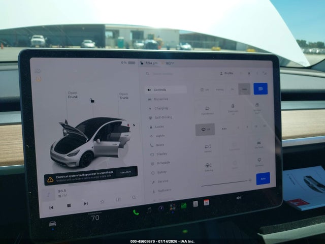 45608679 :رقم المزاد ، 7SAYGDEF9RF081035 vin ، 2024 Tesla Model Y Performance Dual Motor All-wheel Drive مزاد بيع