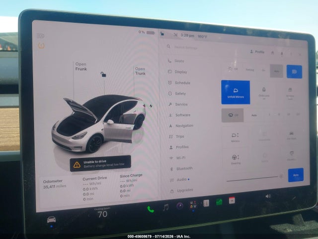 45608679 :رقم المزاد ، 7SAYGDEF9RF081035 vin ، 2024 Tesla Model Y Performance Dual Motor All-wheel Drive مزاد بيع