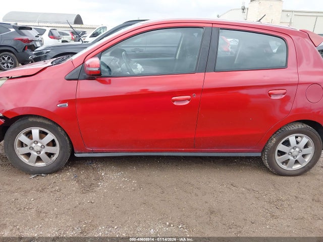 2015 Mitsubishi Mirage Es მანქანა იყიდება აუქციონზე, vin: ML32A4HJ6FH038081, აუქციონის ნომერი: 45608914