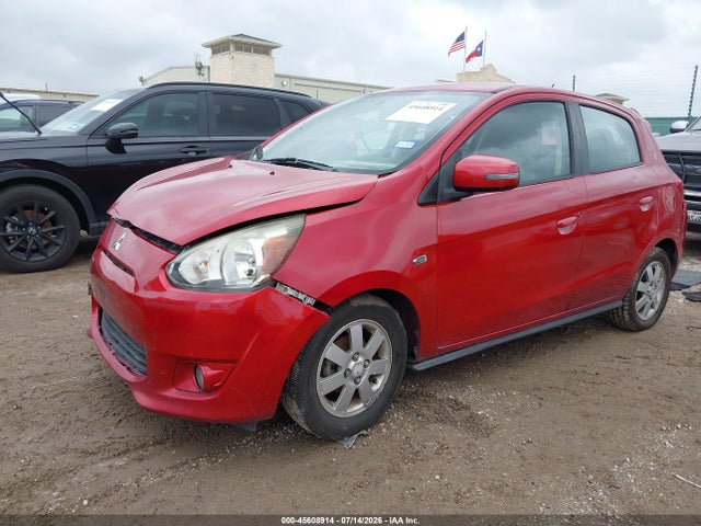 2015 Mitsubishi Mirage Es მანქანა იყიდება აუქციონზე, vin: ML32A4HJ6FH038081, აუქციონის ნომერი: 45608914