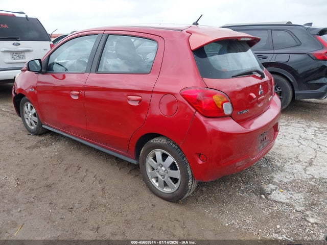 2015 Mitsubishi Mirage Es მანქანა იყიდება აუქციონზე, vin: ML32A4HJ6FH038081, აუქციონის ნომერი: 45608914