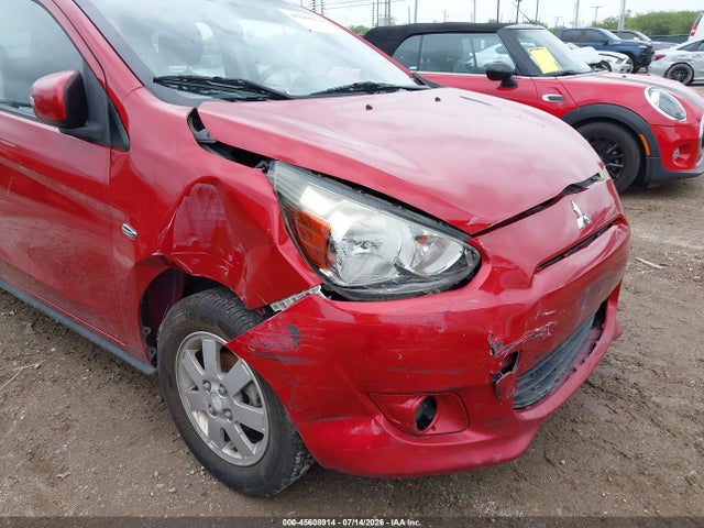 2015 Mitsubishi Mirage Es მანქანა იყიდება აუქციონზე, vin: ML32A4HJ6FH038081, აუქციონის ნომერი: 45608914