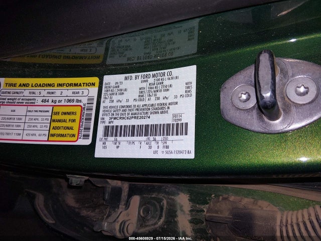 Ford Bronco Sport Outer Banks 2023 3FMCR9C62PRE20274 Image 9