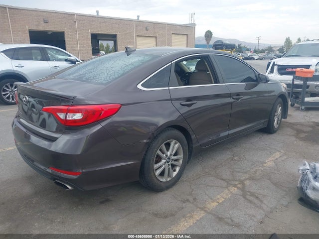 45608990 :رقم المزاد ، 5NPE24AF1FH120105 vin ، 2015 Hyundai Sonata Se مزاد بيع