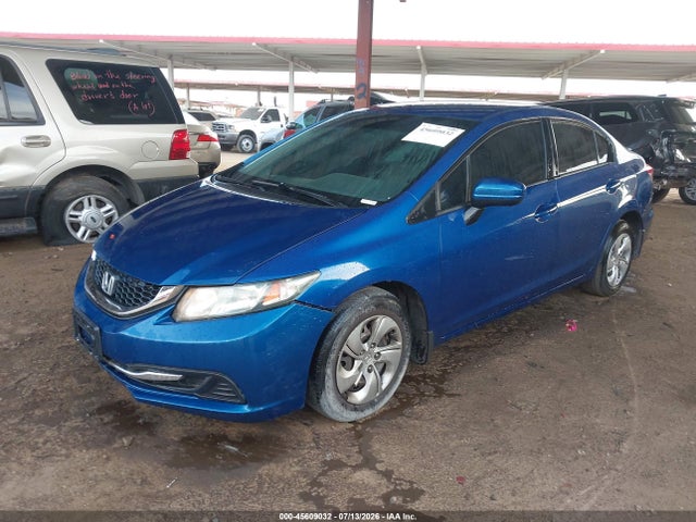 Honda Civic Lx 2014 19XFB2F53EE267098 Image 2