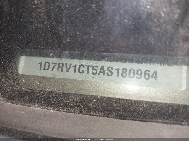 Продажа на аукционе авто 2010 Dodge Ram 1500 Laramie, vin: 1D7RV1CT5AS180964, номер лота: 45609103