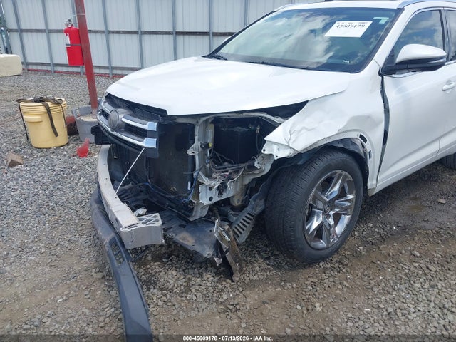 45609178 :رقم المزاد ، 5TDYZRFH0HS234433 vin ، 2017 Toyota Highlander Limited Platinum مزاد بيع