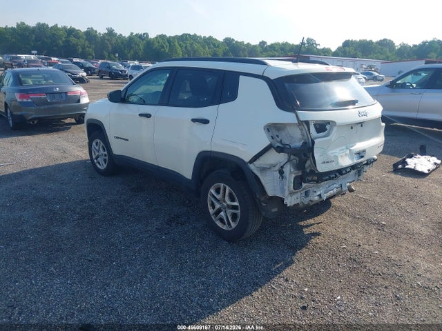 45609187 :رقم المزاد ، 3C4NJDAB6JT163394 vin ، 2018 Jeep Compass Sport 4x4 مزاد بيع