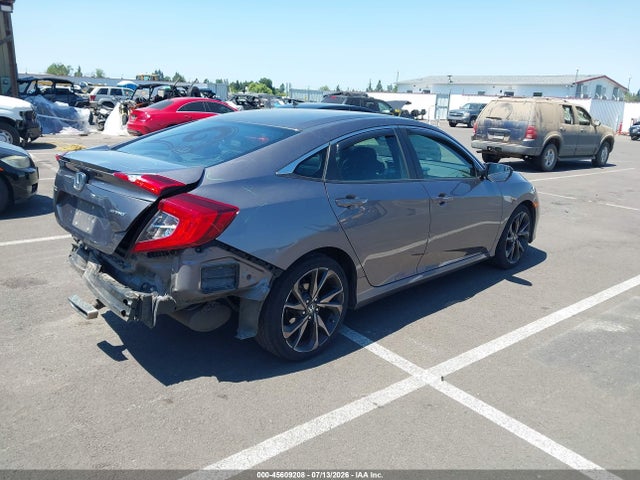 45609208 :رقم المزاد ، 19XFC2F82KE208336 vin ، 2019 Honda Civic Sport مزاد بيع