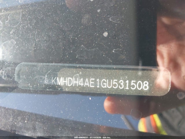 Auction sale of the 2016 Hyundai Elantra Se, vin: KMHDH4AE1GU531508, lot number: 45609231