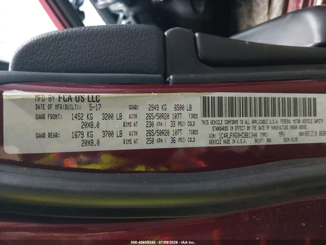 Jeep Grand Cherokee Altitude 2017 1C4RJFAG0HC881344 Image 9
