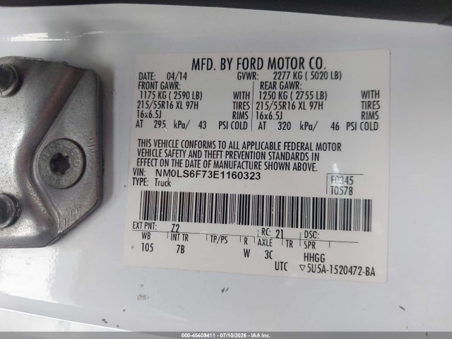 Ford Transit Connect Xlt 2014 NM0LS6F73E1160323 Image 9