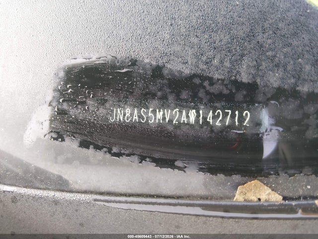 2010 Nissan Rogue Sl მანქანა იყიდება აუქციონზე, vin: JN8AS5MV2AW142712, აუქციონის ნომერი: 45609443