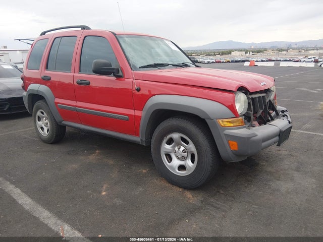 2005 Jeep Liberty Sport მანქანა იყიდება აუქციონზე, vin: 1J4GK48K75W625399, აუქციონის ნომერი: 45609461