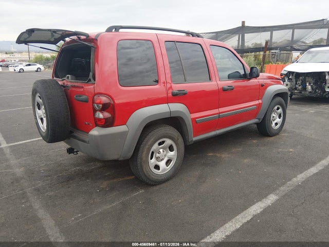 2005 Jeep Liberty Sport მანქანა იყიდება აუქციონზე, vin: 1J4GK48K75W625399, აუქციონის ნომერი: 45609461