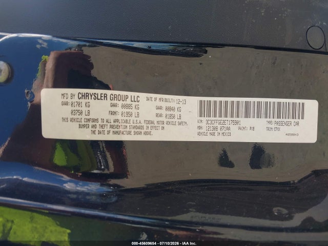 Fiat 500E BATTERY ELECTRIC 2014 3C3CFFGE2ET175901 Image 9