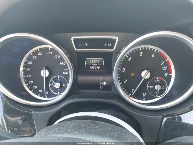 45609857 :رقم المزاد ، 4JGDA5HB0FA618760 vin ، 2015 Mercedes-benz Ml 350 4matic مزاد بيع
