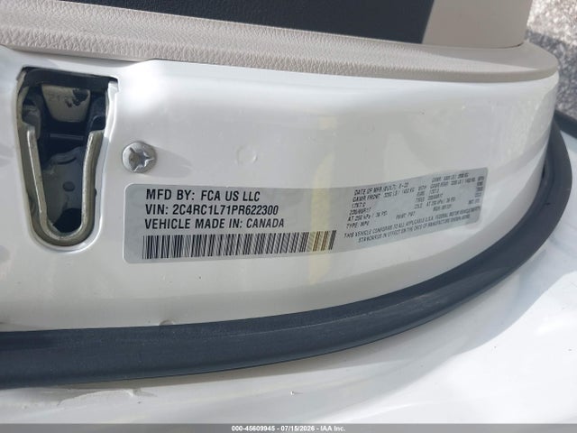 Aukcja sprzedaży 2023 Chrysler Pacifica Hybrid Touring L, vin: 2C4RC1L71PR622300, numer aukcji: 45609945