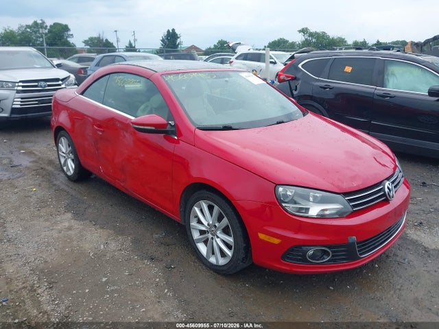 2012 Volkswagen Eos Komfort მანქანა იყიდება აუქციონზე, vin: WVWBW7AH1CV007423, აუქციონის ნომერი: 45609955