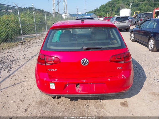 Продаж на аукціоні авто 2015 Volkswagen Golf Tdi S 4-door, vin: 3VW2A7AU6FM097028, номер лоту: 45609960