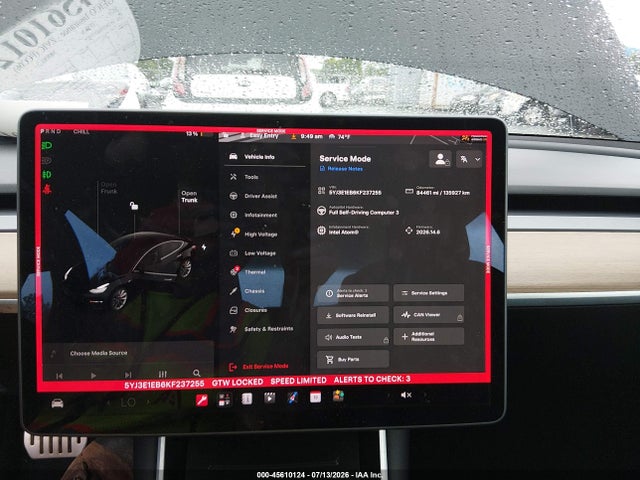 Tesla Model 3 Long Range/performance 2019 5YJ3E1EB6KF237255 Image 19
