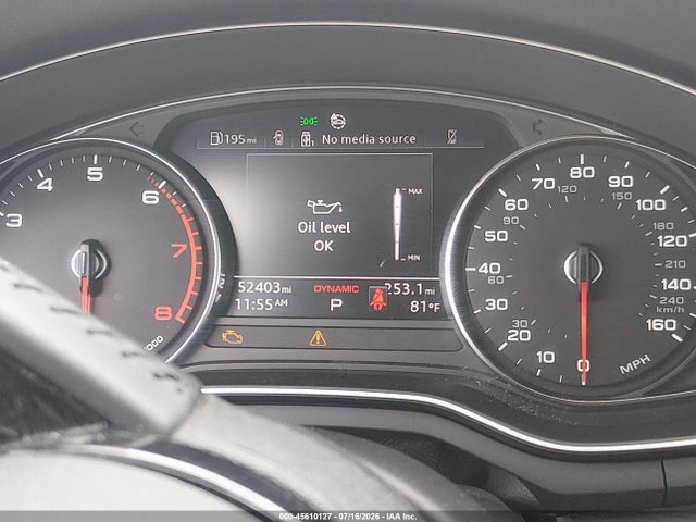 Aukcja sprzedaży 2020 Audi A4 Premium 45 Tfsi Quattro S Tronic, vin: WAUDNAF49LA073611, numer aukcji: 45610127