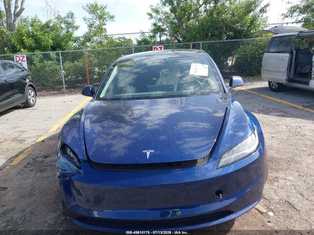 Aukcja sprzedaży 2025 Tesla Model 3 Long Range Rear-wheel Drive/standard Rear-wheel Drive, vin: 5YJ3E1EA7SF010213, numer aukcji: 45610175