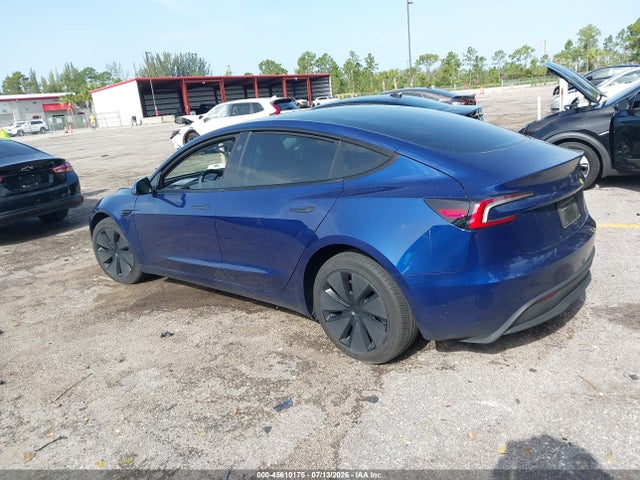 Aukcja sprzedaży 2025 Tesla Model 3 Long Range Rear-wheel Drive/standard Rear-wheel Drive, vin: 5YJ3E1EA7SF010213, numer aukcji: 45610175