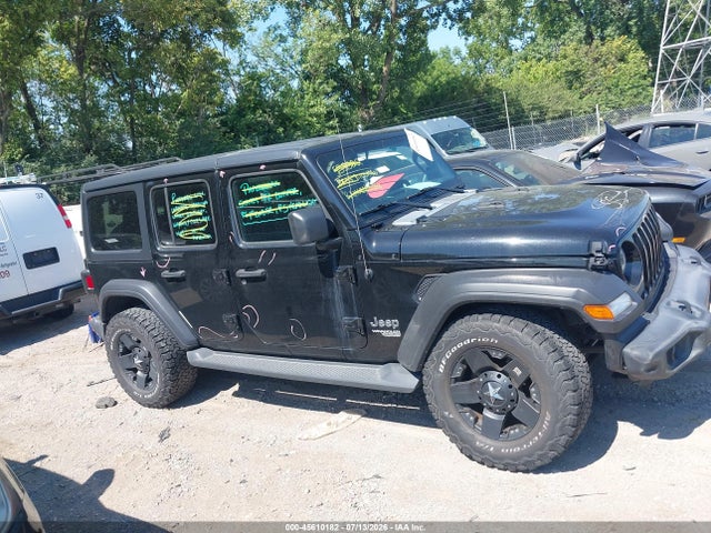 45610182 :رقم المزاد ، 1C4HJXDN4LW165047 vin ، 2020 Jeep Wrangler Unlimited Sport S 4x4 مزاد بيع