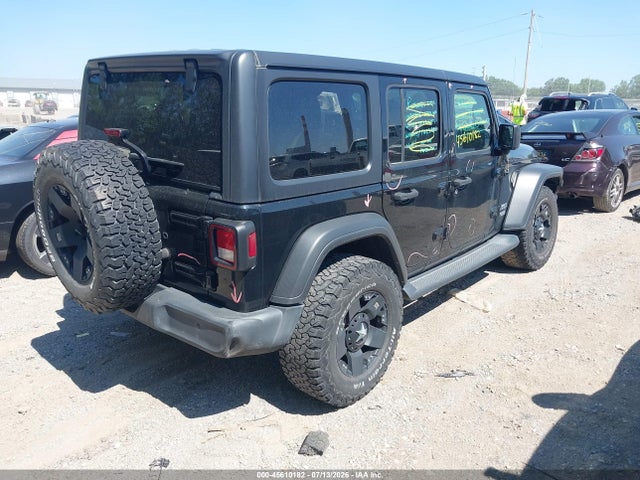 45610182 :رقم المزاد ، 1C4HJXDN4LW165047 vin ، 2020 Jeep Wrangler Unlimited Sport S 4x4 مزاد بيع