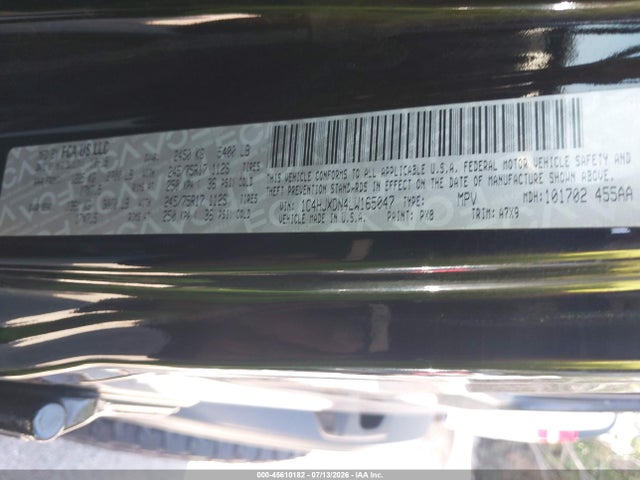 45610182 :رقم المزاد ، 1C4HJXDN4LW165047 vin ، 2020 Jeep Wrangler Unlimited Sport S 4x4 مزاد بيع