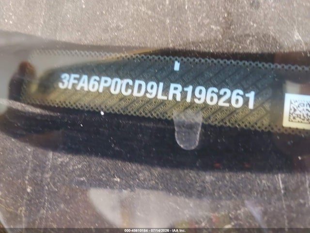 Aukcja sprzedaży 2020 Ford Fusion Sel, vin: 3FA6P0CD9LR196261, numer aukcji: 45610184