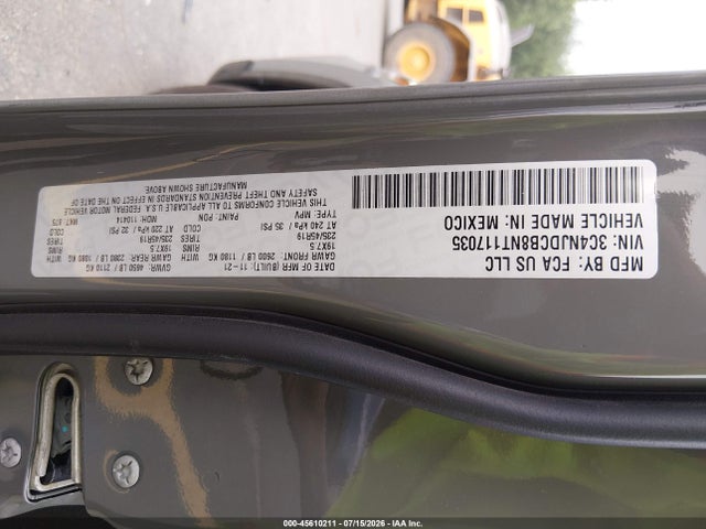 Продаж на аукціоні авто 2022 Jeep Compass Limited 4x4, vin: 3C4NJDCB8NT117035, номер лоту: 45610211