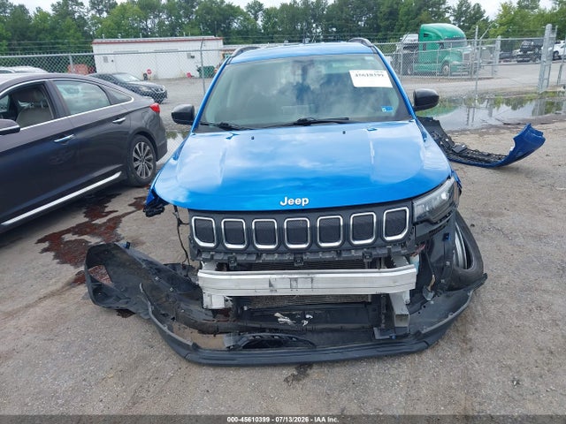 3C4NJCBB7NT166299 Jeep Compass Latitude Fwd