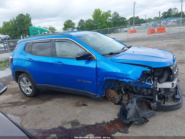 3C4NJCBB7NT166299 Jeep Compass Latitude Fwd