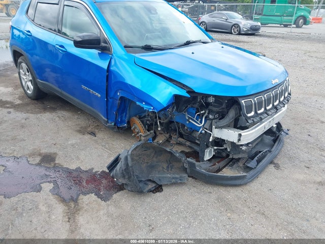 3C4NJCBB7NT166299 Jeep Compass Latitude Fwd
