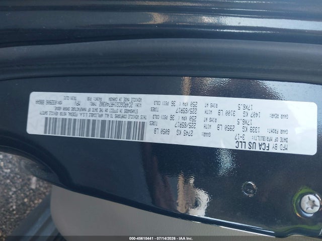 2017 Dodge Grand Caravan Sxt მანქანა იყიდება აუქციონზე, vin: 2C4RDGCG1HR740302, აუქციონის ნომერი: 45610441