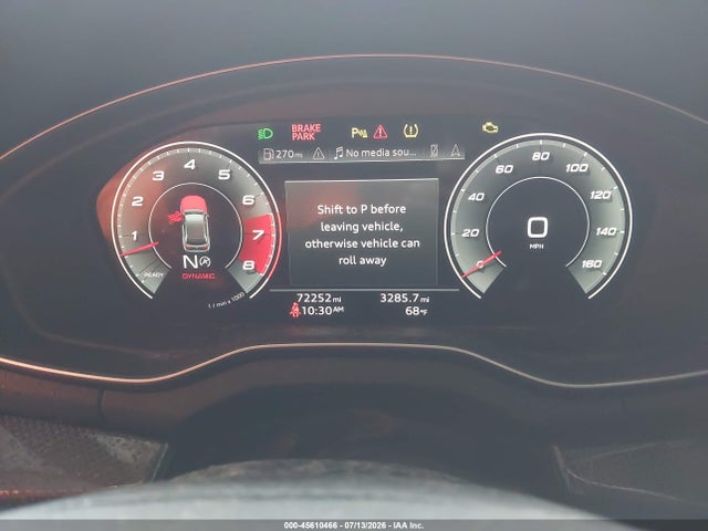 2022 Audi Sq5 Sportback Premium Plus Tfsi Quattro Tiptronic მანქანა იყიდება აუქციონზე, vin: WA124AFYXN2042665, აუქციონის ნომერი: 45610466