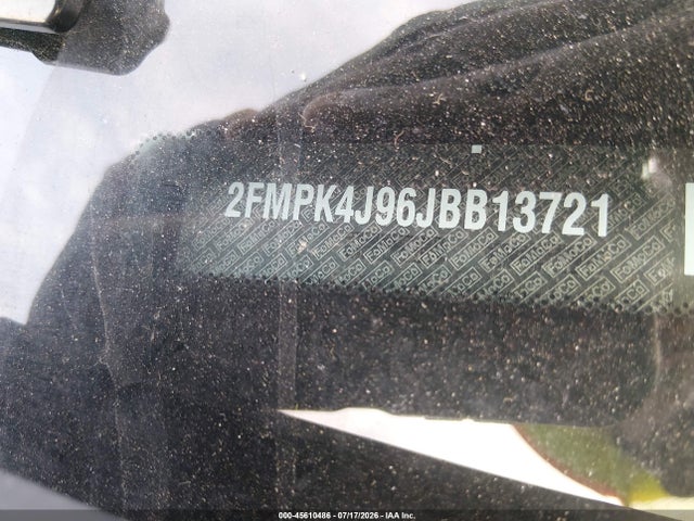 2018 Ford Edge Sel მანქანა იყიდება აუქციონზე, vin: 2FMPK4J96JBB13721, აუქციონის ნომერი: 45610486