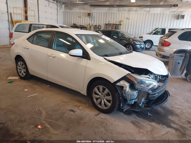 Aukcja sprzedaży 2016 Toyota Corolla Le, vin: 5YFBURHE0GP472250, numer aukcji: 45610504