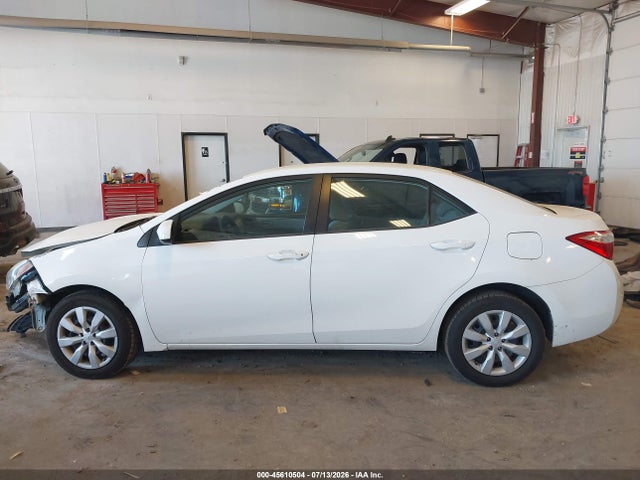 Aukcja sprzedaży 2016 Toyota Corolla Le, vin: 5YFBURHE0GP472250, numer aukcji: 45610504