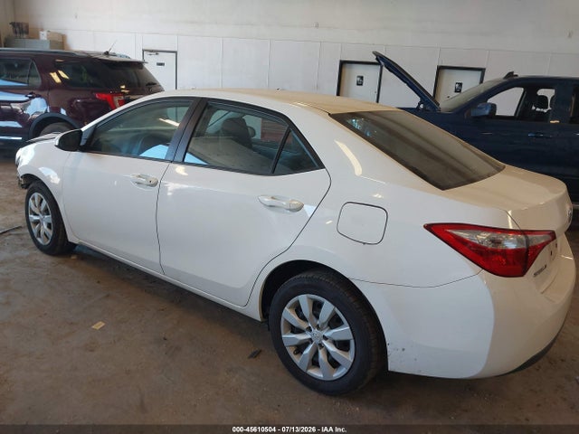 Aukcja sprzedaży 2016 Toyota Corolla Le, vin: 5YFBURHE0GP472250, numer aukcji: 45610504