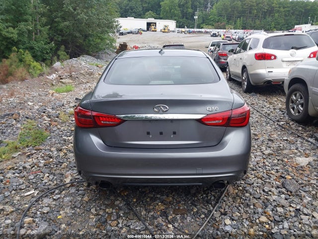 45610544 :رقم المزاد ، JN1EV7AP5JM365427 vin ، 2018 Infiniti Q50 3.0t Luxe مزاد بيع